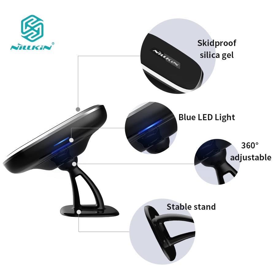 Nillkin Magnetic Car Wireless Charger Holder for iPhone 11 Xs Max Xr X for Galaxy S10 S9 Plus for