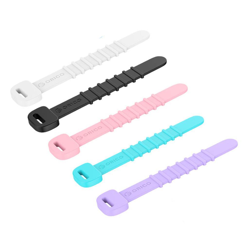 5-Piece Silicone Phone Cable Organiser