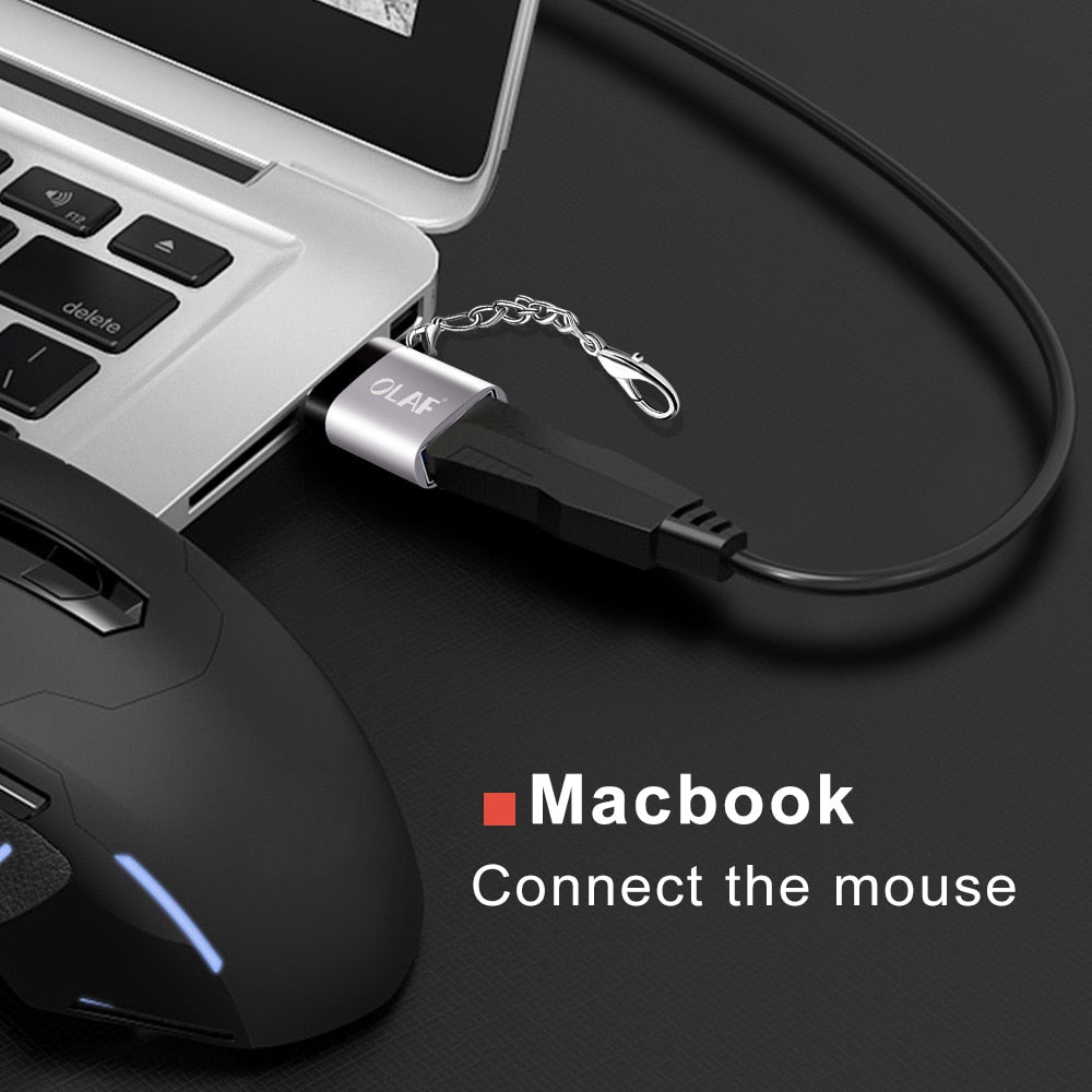 UBA to Type C OTG Cable Adapter USB C OTG Converter