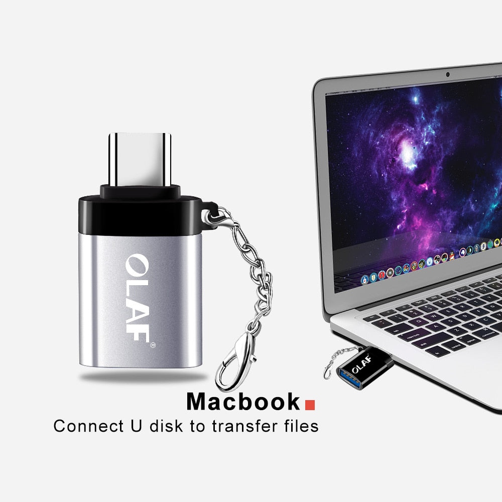 UBA to Type C OTG Cable Adapter USB C OTG Converter