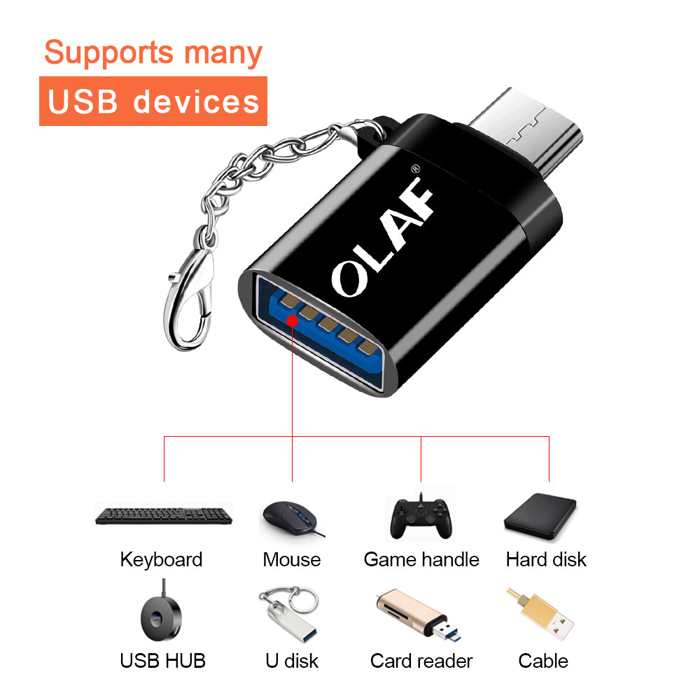 USB Adapter Micro USB OTG UBA to Micro USB UBA Converter OTG Cable Adapter for for Xiaomi Micro