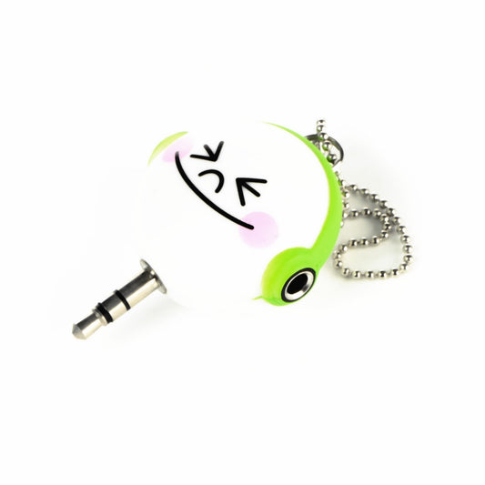 Music Sharing Device Cartoon Headset Deconcentrator 3.5mm Anti Dust Plug Cellphone