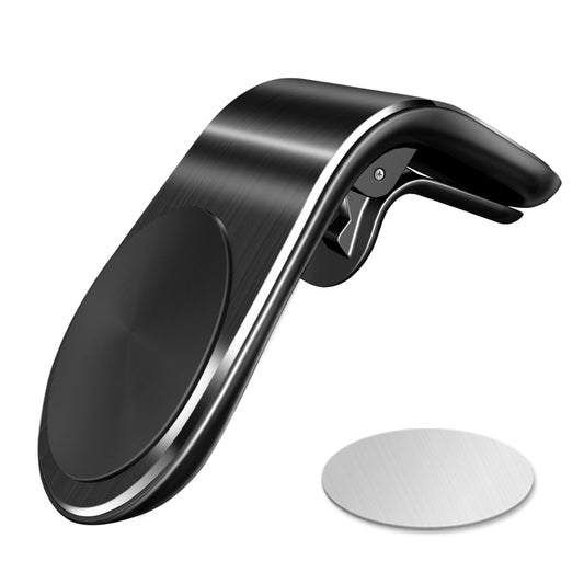 Magnetic Car Phone Holder L-Shape Air Vent Mount Stand