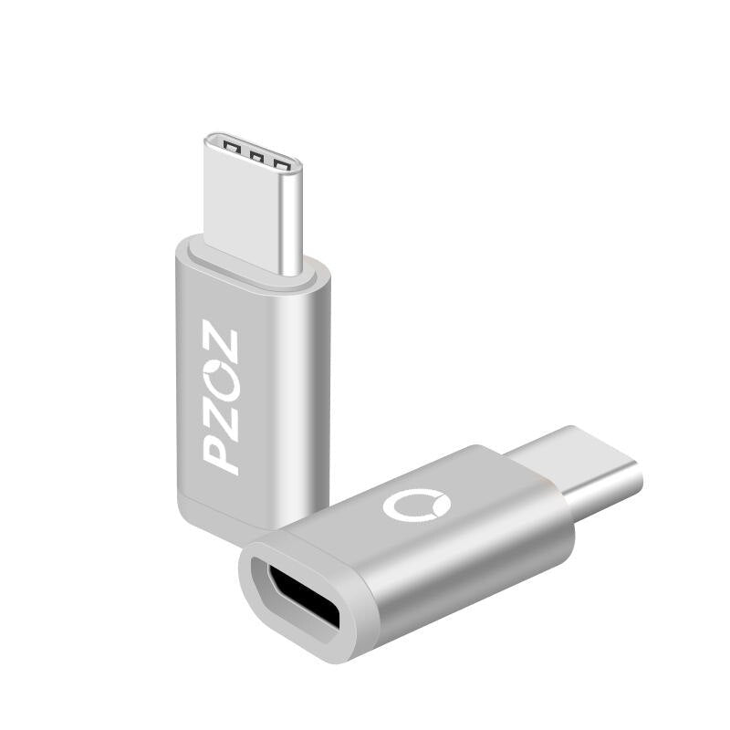 Micro USB Adapter to 8-Pin Type-C OTG Charging Data