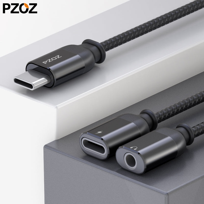 USB Type-C Male to 3.5mm Jack Earphone Adapter Cable AUX Audio for Xiaomi Mi 6 6x Huawei P20