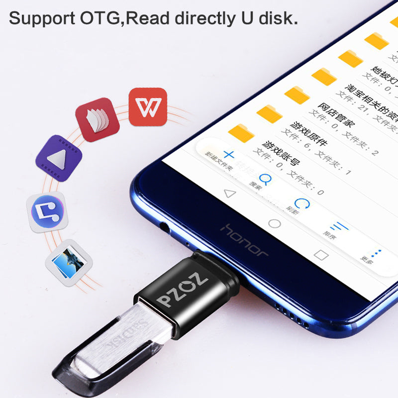 OTG Adapter Type-C 3.0 Micro USB 3.0 Charge Data Converter USB-C
