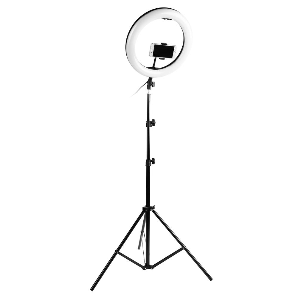 2m 14" Dimmable Photography LED Selfie Ring Light