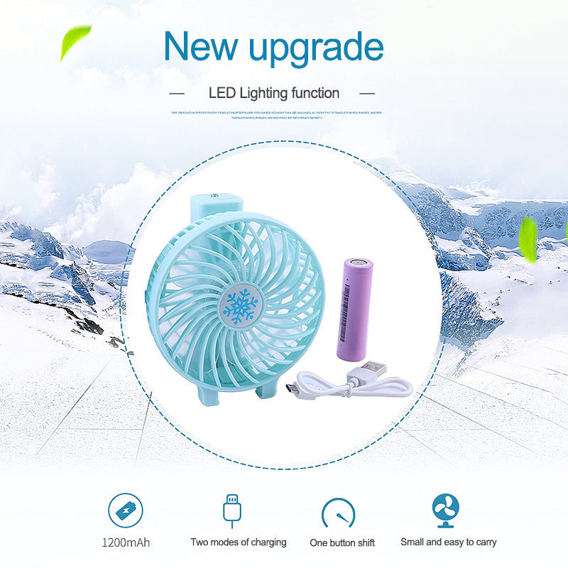 Portable Mini USB Fan Ventilation Foldable Air Conditioning Fans Hand Held Cooling Fan