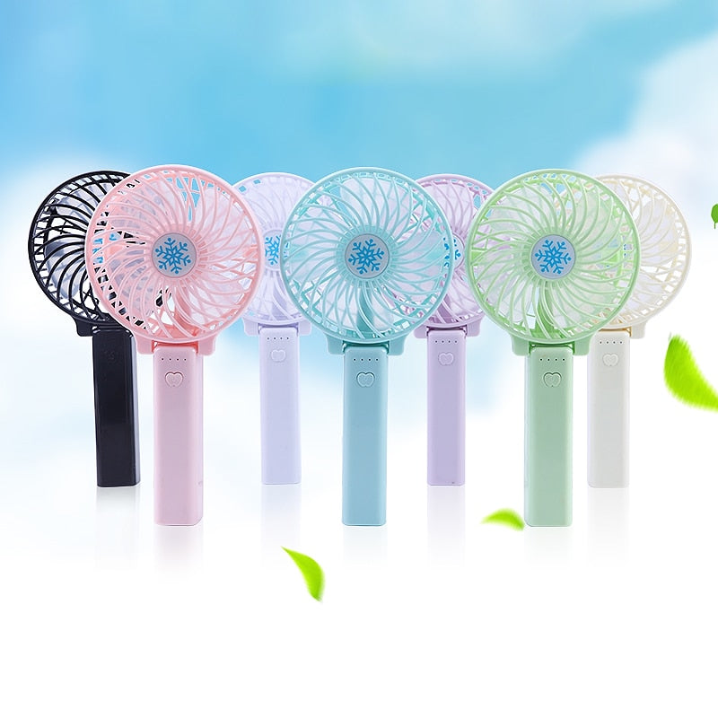 Portable Mini USB Fan Ventilation Foldable Air Conditioning Fans Hand Held Cooling Fan