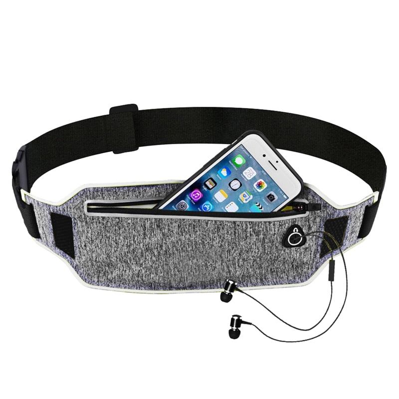 Mobile Phone Earphones Running Waist Pouch Sports Belt
