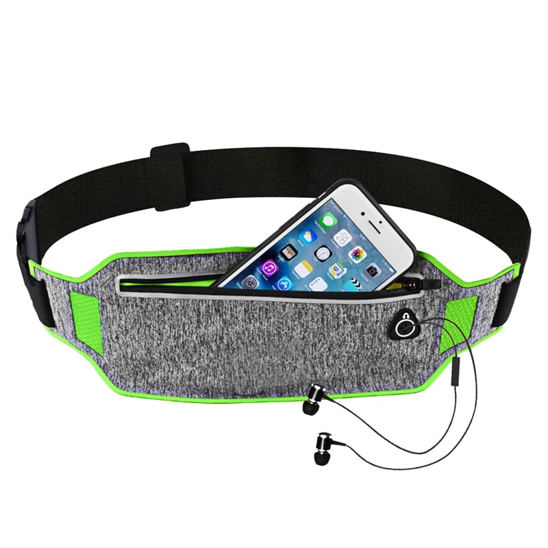 Mobile Phone Earphones Running Waist Pouch Sports Belt