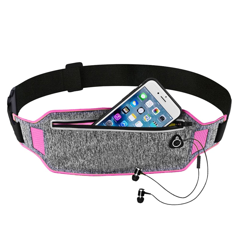 Mobile Phone Earphones Running Waist Pouch Sports Belt