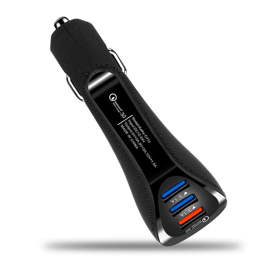 QC Quick Charge 3.0 Dual Car Charger Adapter Auto Mobile Phone Charger for Xiaomi Samsung iPhone X 8