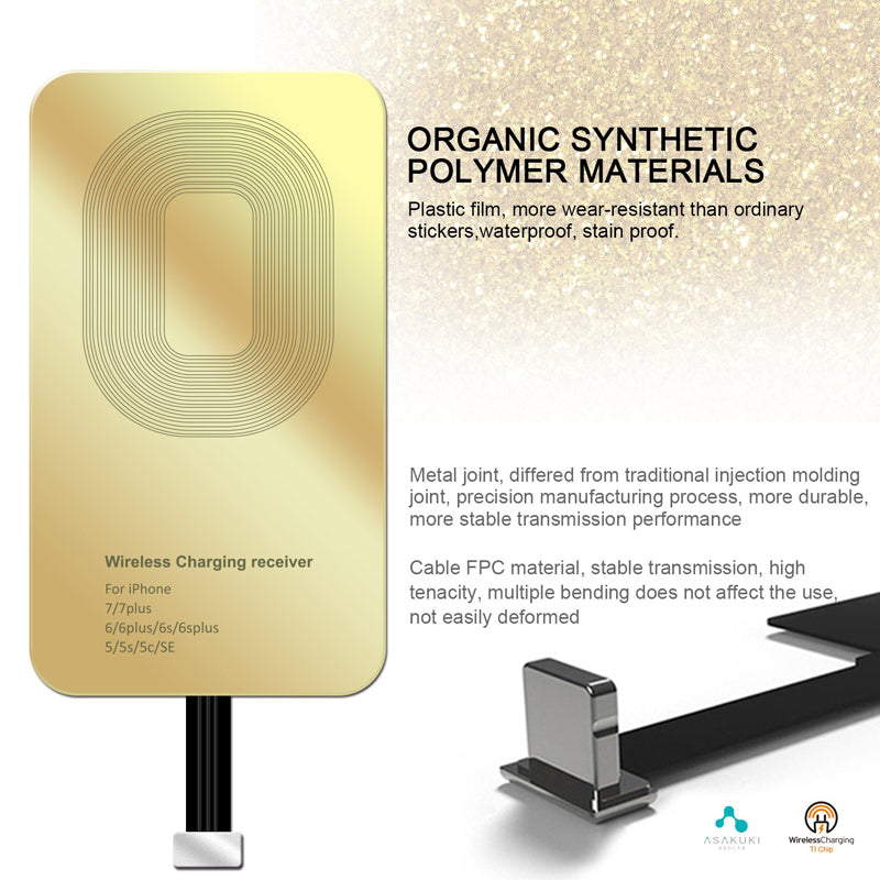 Qi Wireless Charger Receiver for iPhone