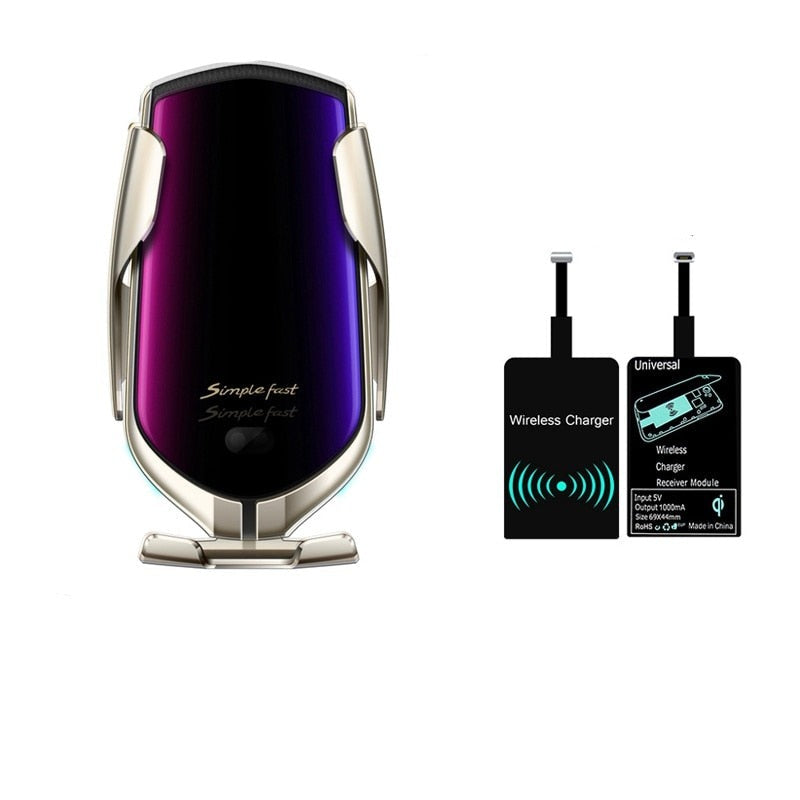10W Smart Wireless Phone Charger for Car