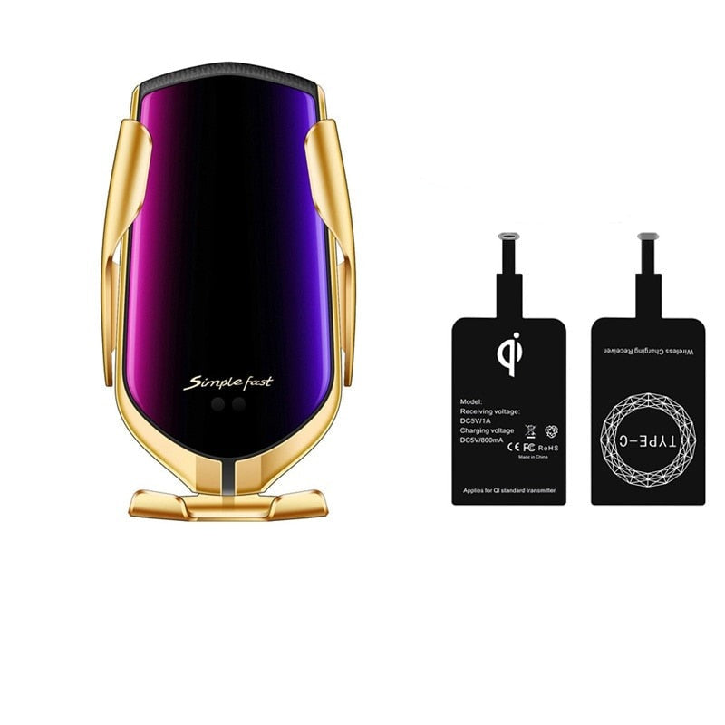 10W Smart Wireless Phone Charger for Car