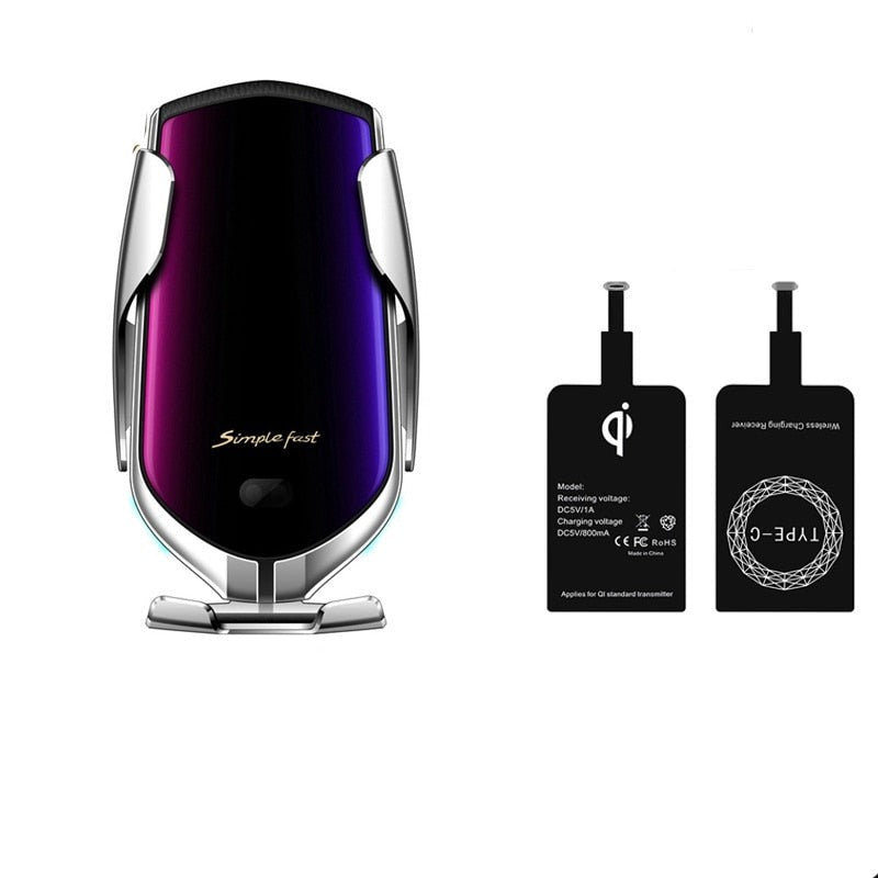 10W Smart Wireless Phone Charger for Car