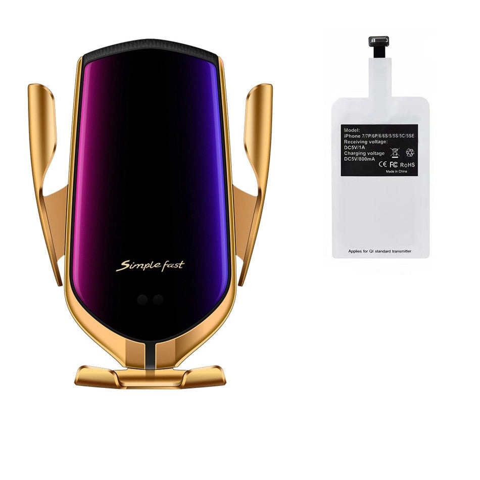 10W Smart Wireless Phone Charger for Car