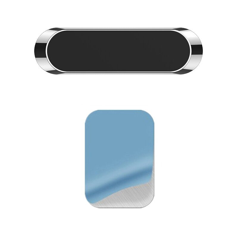 Magnetic Car Phone Holder Metal Mini Strip Shape Stand Universal iPhone Samsung Xiaomi Wall