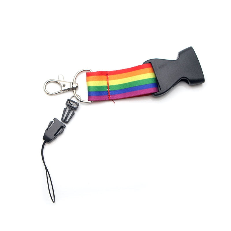 Rainbow Mobile Phone Strap Lanyard