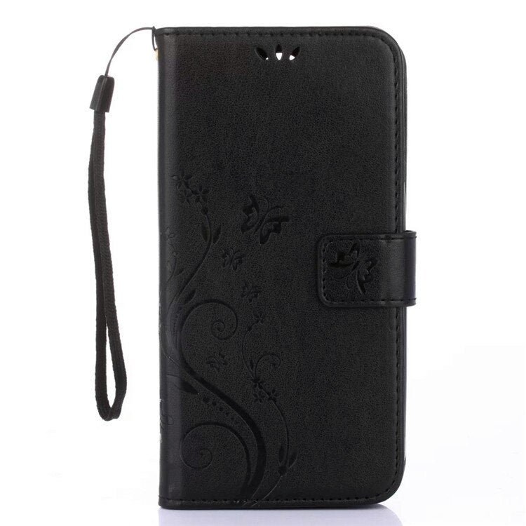 PU Leather Phone Flip Case Wallet Cover for Samsung Galaxy