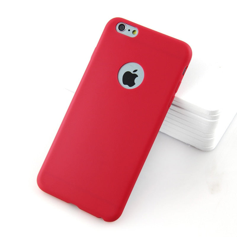 Soft Silicone Case for iPhone