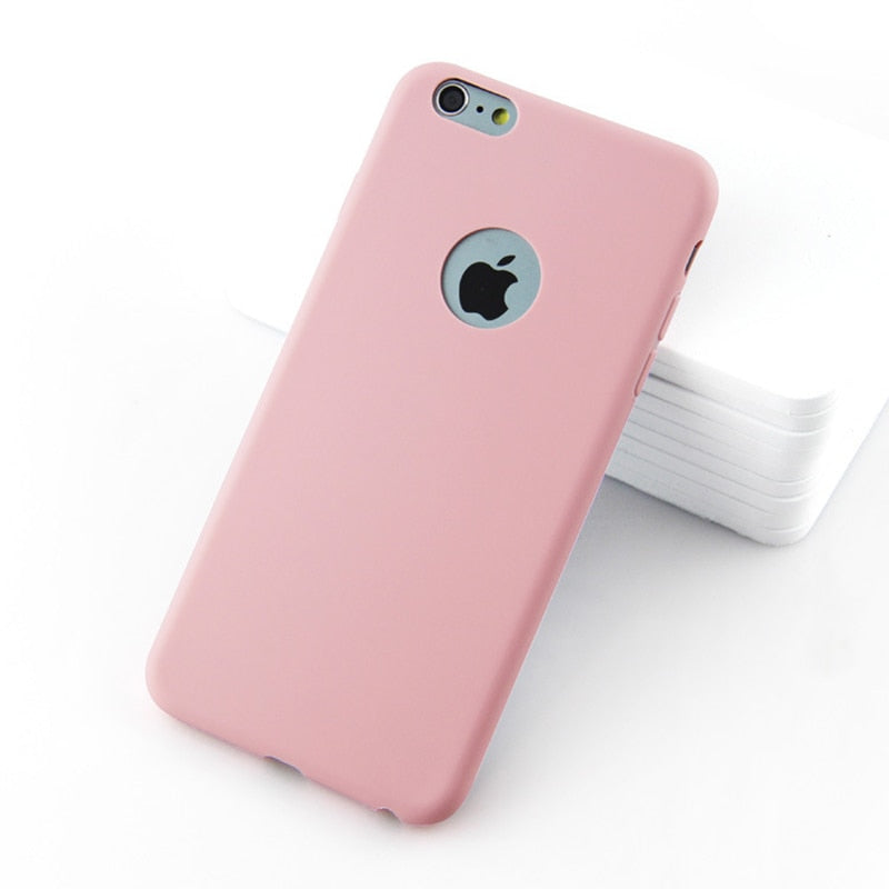 Soft Silicone Case for iPhone