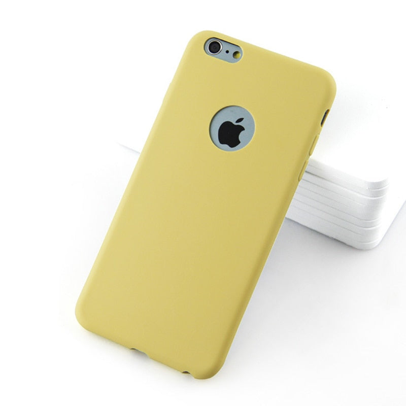 Soft Silicone Case for iPhone