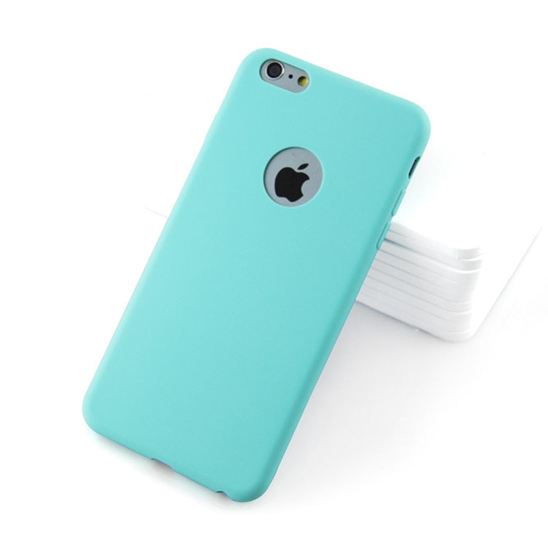 Soft Silicone Case for iPhone