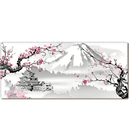 XL Sakura Japanese Cherry Blossom Mouse Pad Gaming
