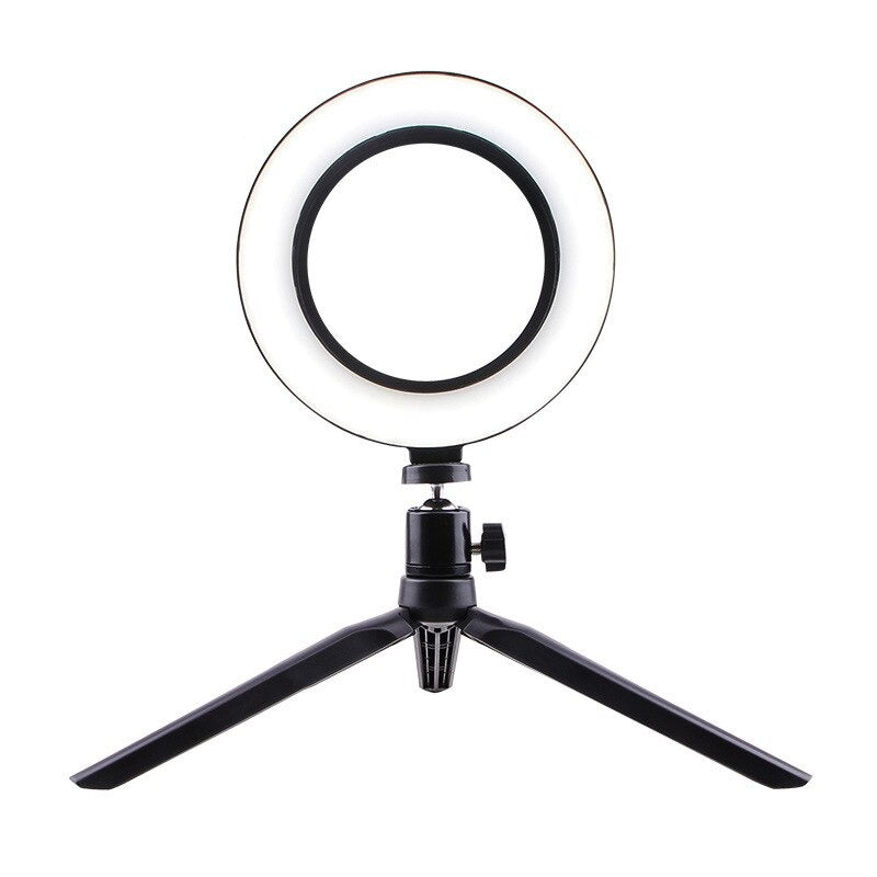 Selfie Lights Ring Fill Light LED Photographic Studio Dimmable Ringlight Phone Holder Lighting 1.25m