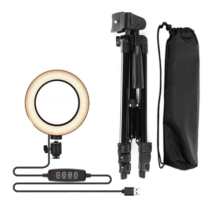 Selfie LED Ring Light Lamp With Tripod