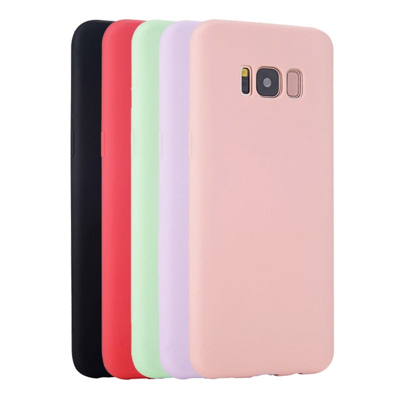 Silicone Case for Samsung Galaxy S8/S9/S10 Plus S6/S7 Edge