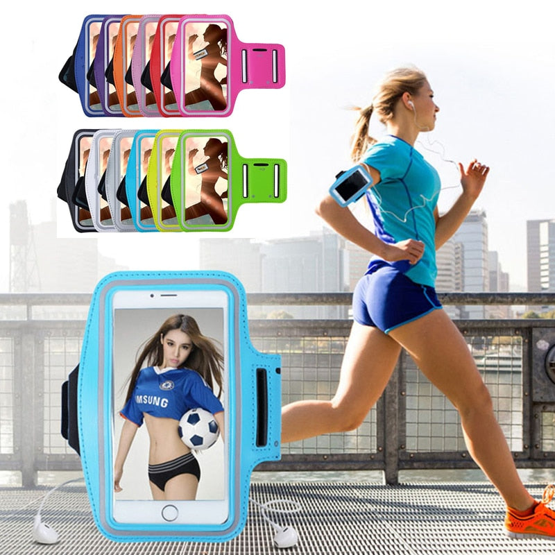 Sport Armband Case Mobile Phone Fashion Holder for Women's Hand Smartphone Handbag