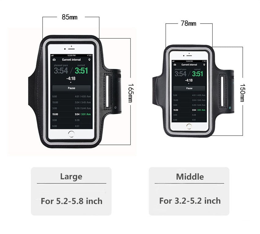 Sport Armband Case Mobile Phone Fashion Holder for Women's Hand Smartphone Handbag