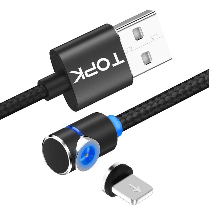 90 Degree L-Type Magnetic Cable