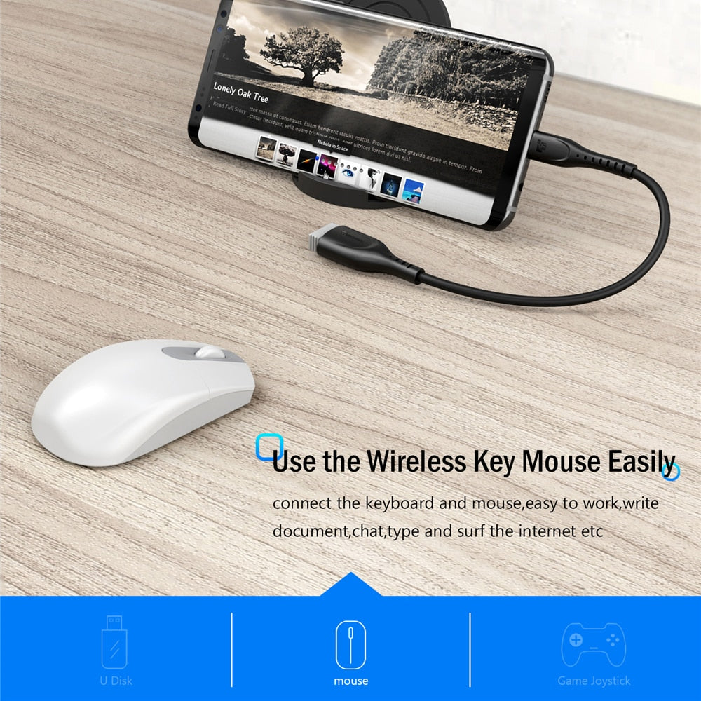 USB-C Adapter OTG Cable Type-C to USB 3.0 USB 2.0 Thunderbolt 3 OTG Type-C Adapter