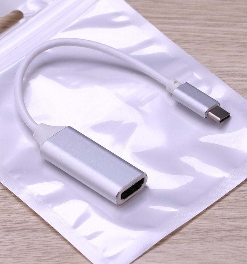 Type-C Adapter Phone to HDTV Cable Video Converter