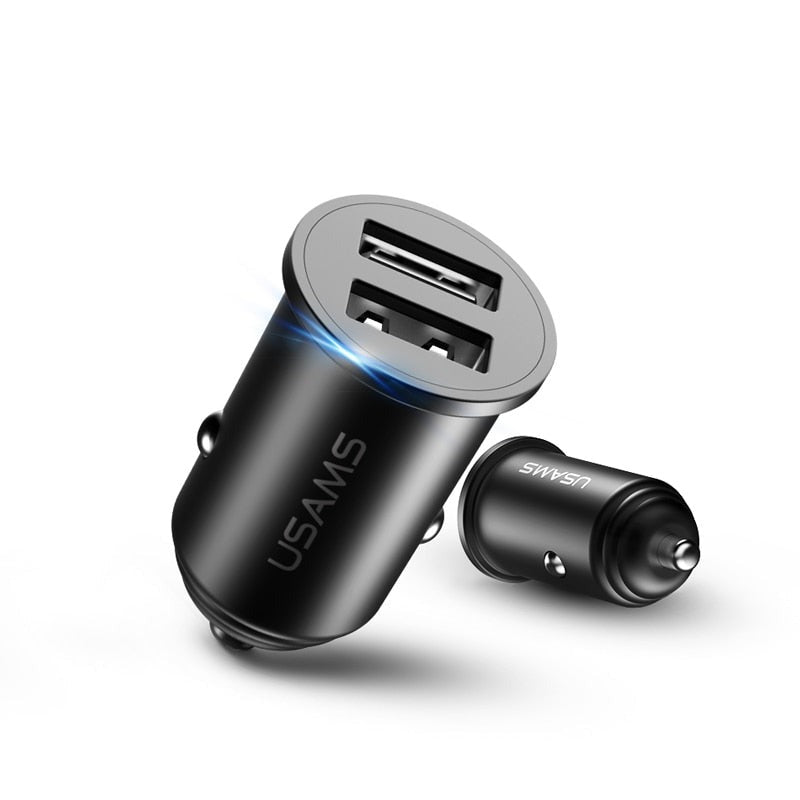 Smart Fast Mini Car Phone Charger Dual USB