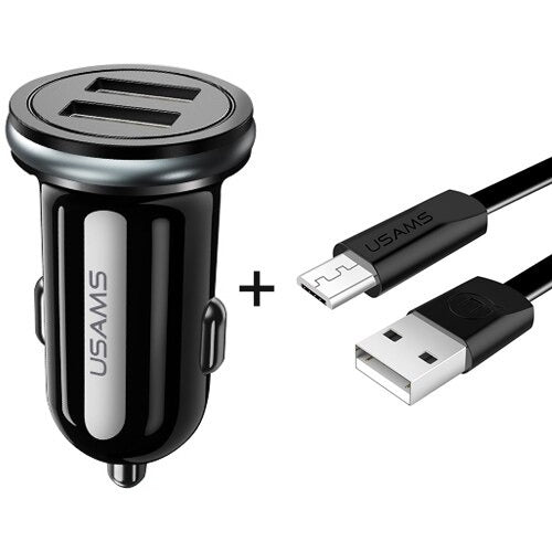 Smart Fast Mini Car Phone Charger Dual USB