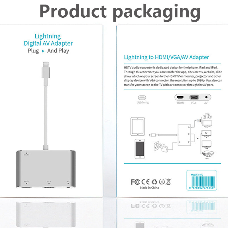 USB C HUB 3 in 1 USB Docking Station USB-C to HDMI Card Reader RJ45 Adapter for MacBook Iphone 5