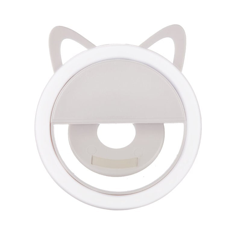Cat Ears Selfie Clip Smartphone LED Light