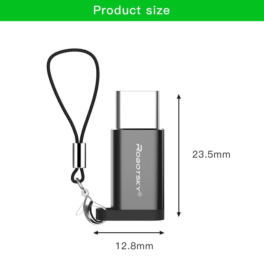 USB Type C Male to Micro USB Female Adapter USB Type-C Support OTG For Xiaomi 4C /LeTV /Huawei