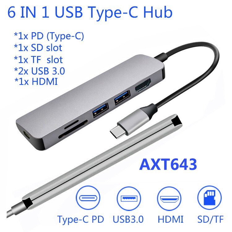 USB Type-C Docking Station 3.0 Port HDMI OTG Cable