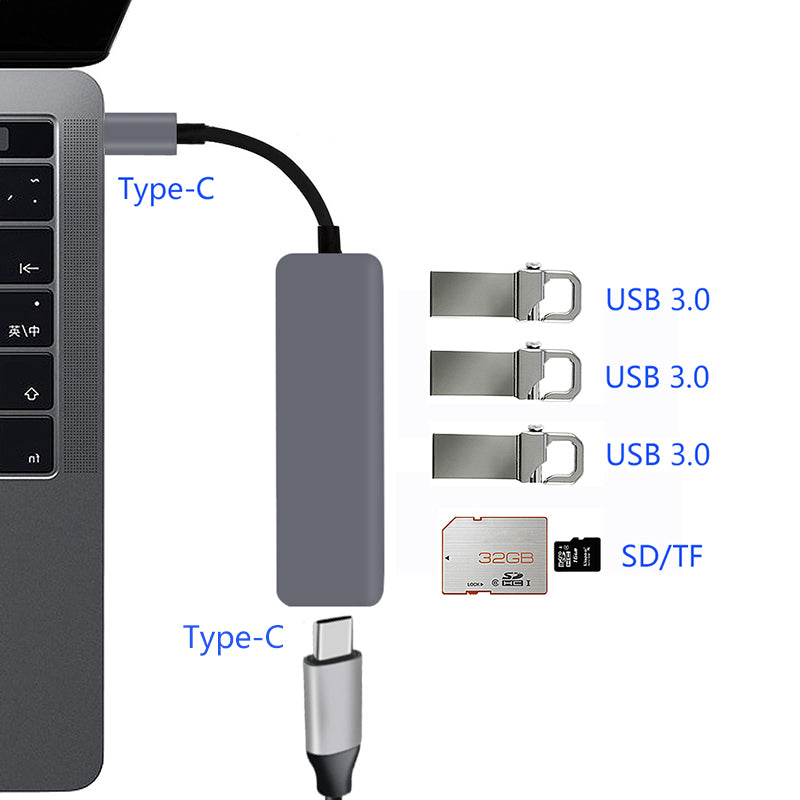 USB Type-C Docking Station 3.0 Port HDMI OTG Cable