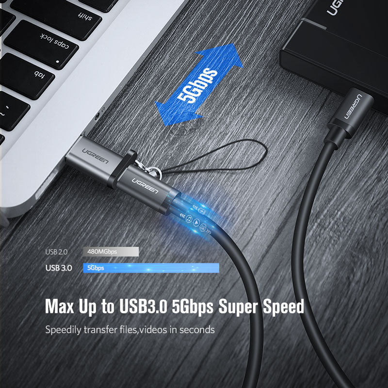 USB C Adapter USB 3.0 Male to USB 3.1 Type C Female Type-C Adapter for PC Laptop Samsung