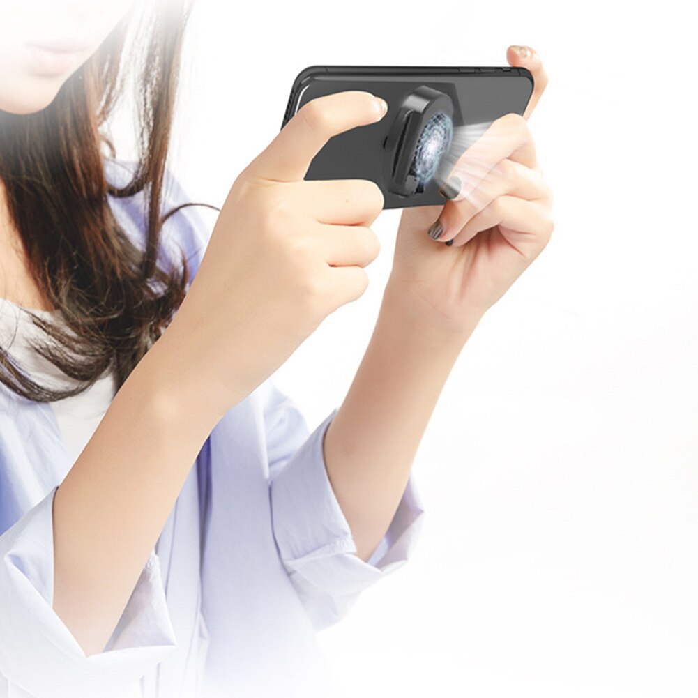 Universal Portable Mobile Phone Cooler USB Cooling Pad Cooler Fan Gamepad Game Gaming Shooter Mute