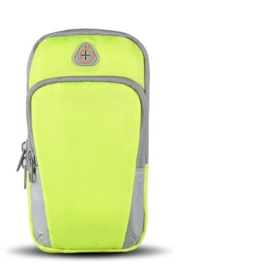 Universal Sports Armband Case Zippered Fitness Running Arm Band Bag Pouch Jogging Workout Cover