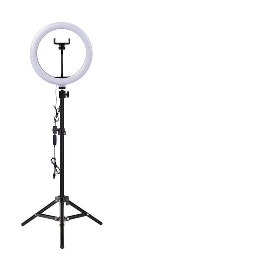 Dimmable LED Selfie Ring Light USB Lamp Photography Light Phone Holder