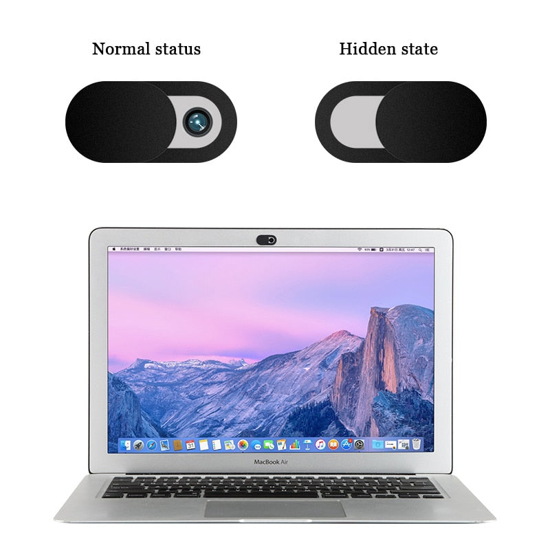 Mobile Phone Privacy Sticker WebCam Cover Shutter Magnet Slider Plastic for iPhone Web Laptop PC